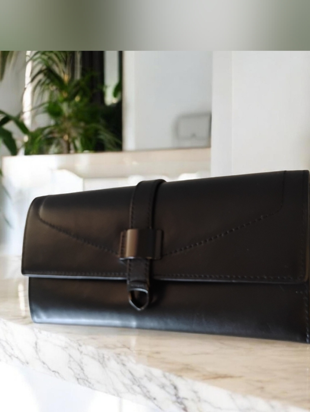 Black Leather Rudsak Wallet